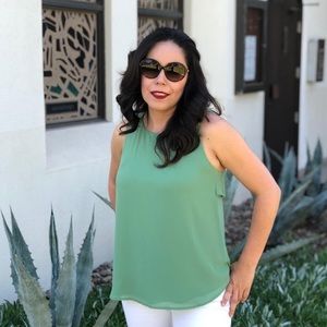 Naked Zebra Sleeveless Blouse